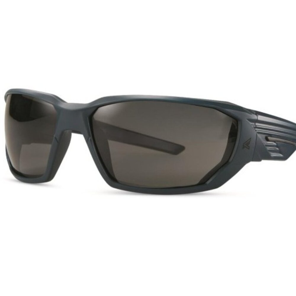 Edge Eyewear Tactical Dawson Blue Frame Smoke Vapor Shield Shooting Glasses, New